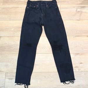 Levi’s Black Wedgie Fit Jeans